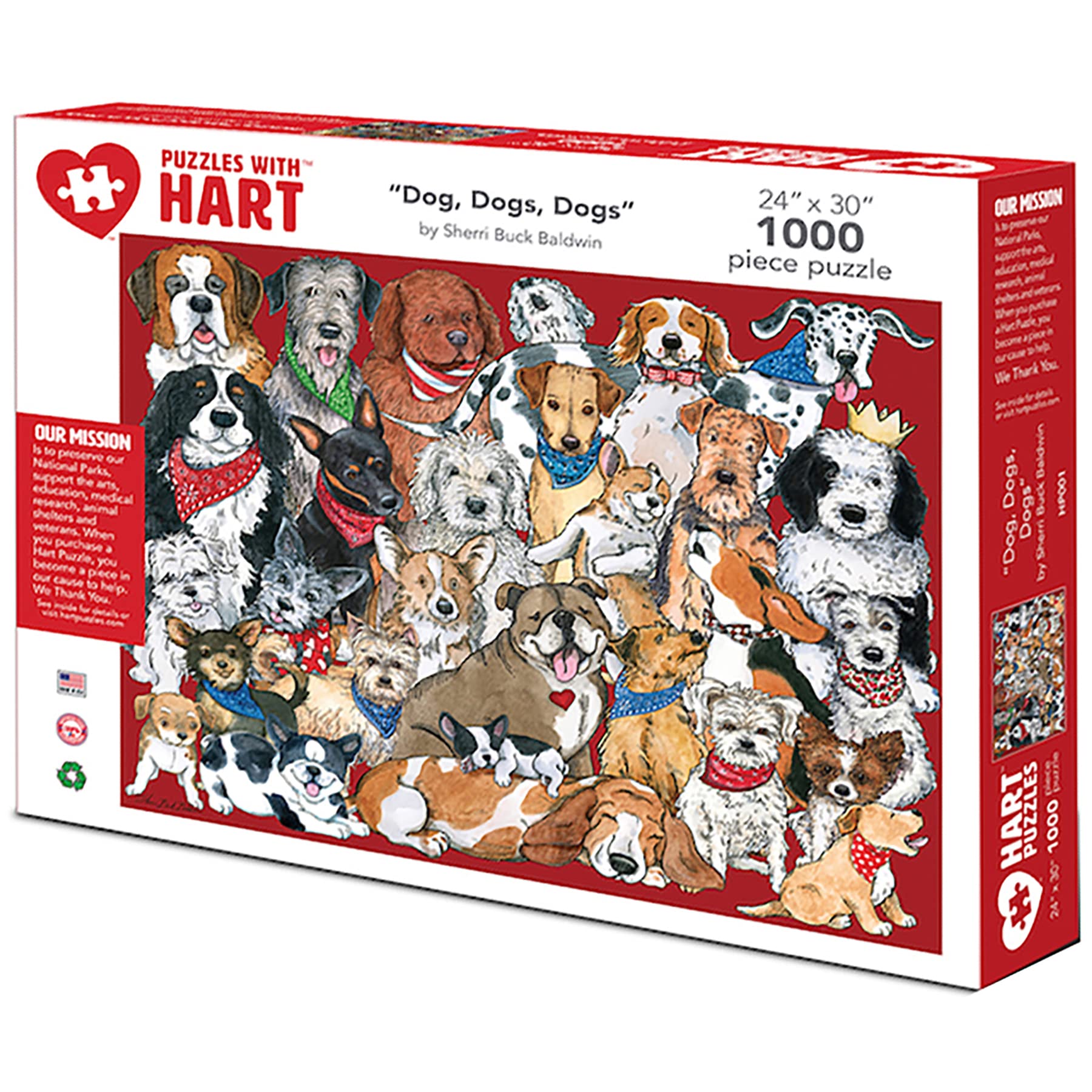 Amazon.com: Hart Puzzles Dogs, Dogs, Dogs by Sherri Buck Baldwin